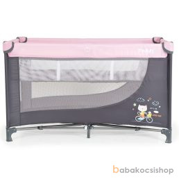 MONI Tommy összecsukható utazóágy 2 szintes, kibújós pink Készleten. - Image 5