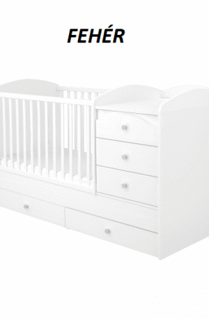 TIMBA FÉLIX 5 fiókos Maxi Kombiágy - FEHÉR