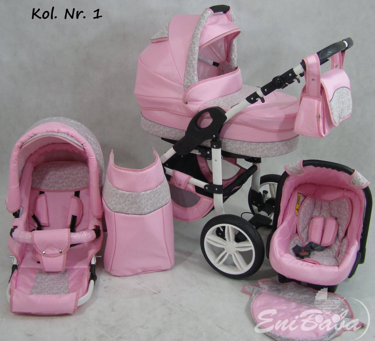 TAVASZI AKCIÓ!! 3:1 BABAKOCSI BABYCRUISER SMILE RENDELHETŐ SZÍNEK KOL: 01-07