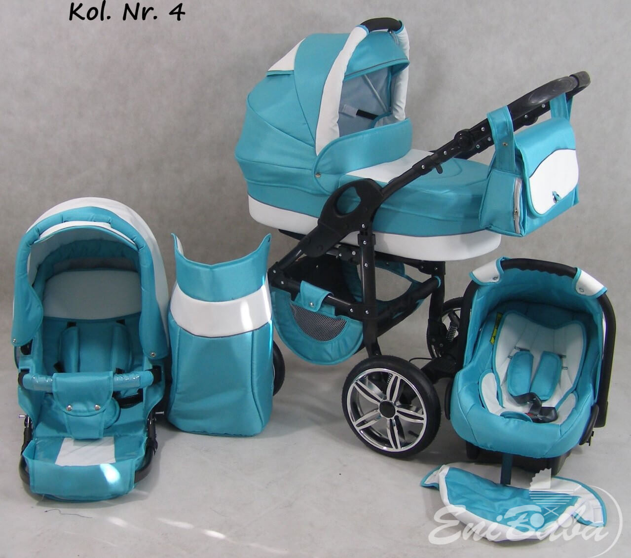 TAVASZI AKCIÓ!! 3:1 BABAKOCSI BABYCRUISER SMILE RENDELHETŐ SZÍNEK KOL: 01-07 - Image 5