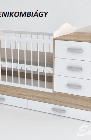 KOMBIÁGY ZORA/RENI 60X120CM VILÁGOS SONOMA-FEHÉR