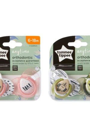 TOMMEE TIPPEE ANYTIME játszócumi 6-18hó (2db) Készleten zöld