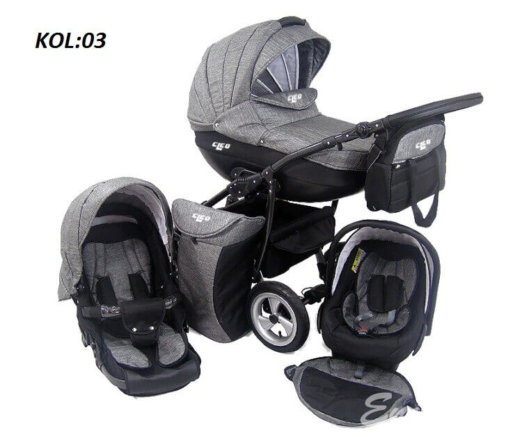 TAVASZI AKCIÓ!! 3:1 BABAKOCSI BABYCRUISER CLEO SPORT VÁZZAL, RENDELHETŐ SZÍNEK! - Image 4