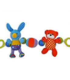 Baby mix plüss babakocsi csörgő 8165B