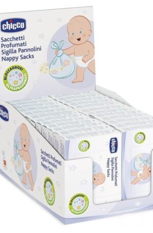 tárolószatyor használt pelenkákhoz - illatosított 50 db  0h +