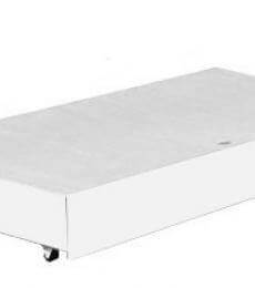 Klups ágyneműtartó 60x120-as kiságyhoz - fehér (bialy) Készleten.