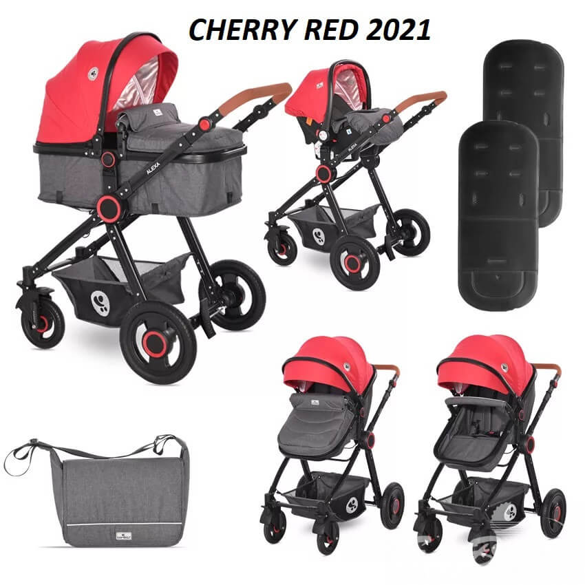 Lorelli Alexa SET babakocsi mózessé alakítható sport résszel, 2021 RENDELHETŐ SZÍNEK!