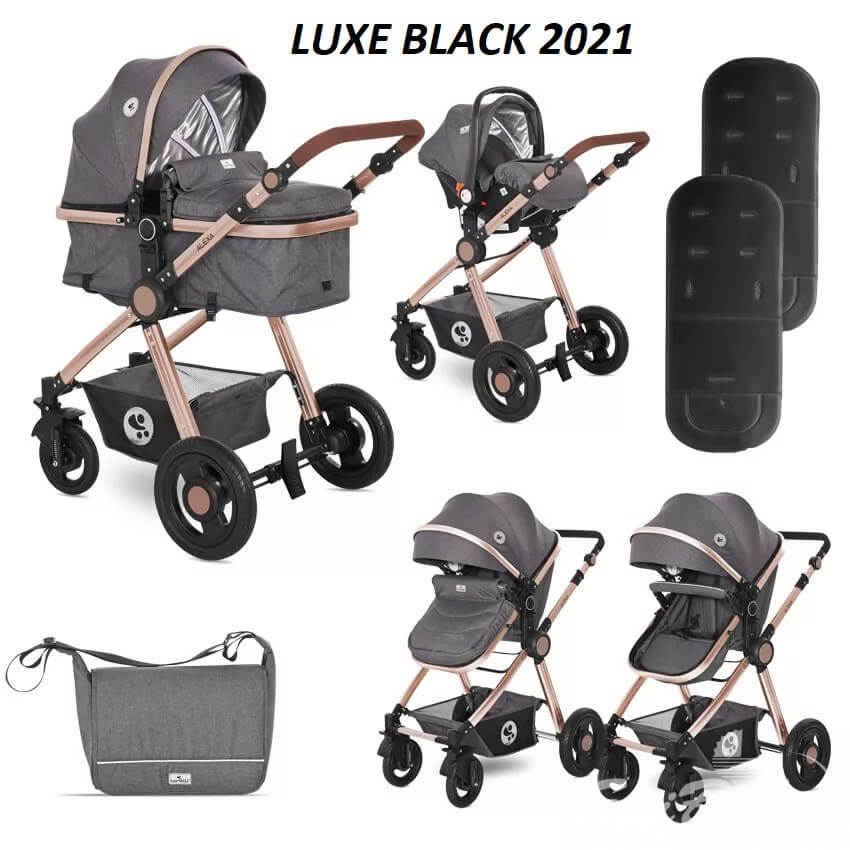 Lorelli Alexa SET babakocsi mózessé alakítható sport résszel, 2021 RENDELHETŐ SZÍNEK! - Image 3