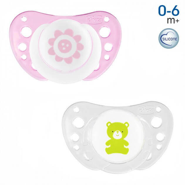 Chicco Physio Air szilikon cumi 0-6 hó+ 2db KÉSZLETEN