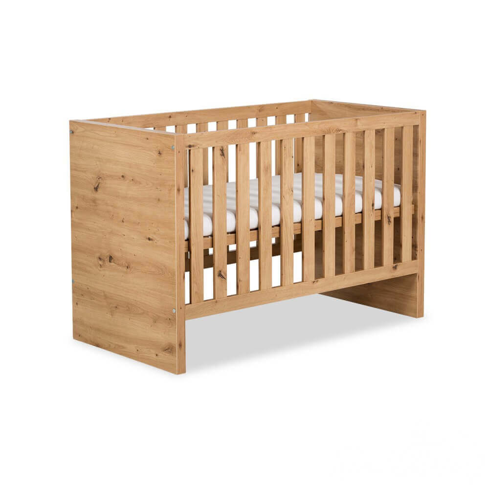 Klups, Amelia kiságy 60x120 FEHÉR és TÖLGY SZÍNBEN, LEESÉSGÁTLÓVAL!! - Image 6