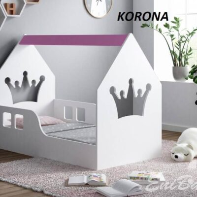 lozko dzieciece happy house l01 14070 korona
