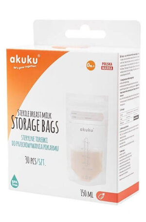Akuku 150 ml-es 30 db-os steril tasak Tej- és ételtároló