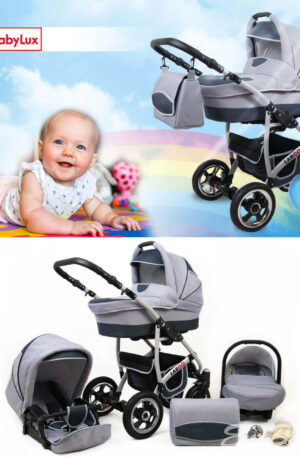 MULTIFUNKCIÓS BABAKOCSI; BABYLUX LARGO 4 VÁZ 25 HUZAT SZÍNNEL!!