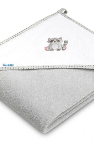 Sensillo fürdőlepedő 100x100cm szürke Készleten.