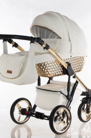 BABAKOCSI 3:1; KAJTEX ,,MAGNUM GT" FEHÉR-ARANY SZÍNBEN