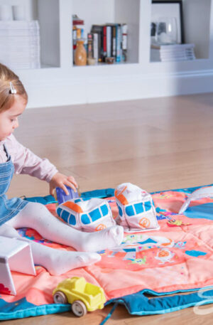 Miniland játszó szőnyeg fiús lányos