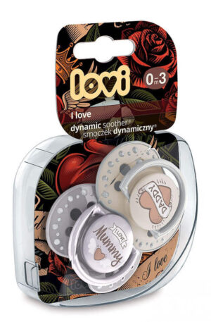 Lovi dinamikus nyugtató cumi I love 0-3 hó 2 db KÉSZLETEN