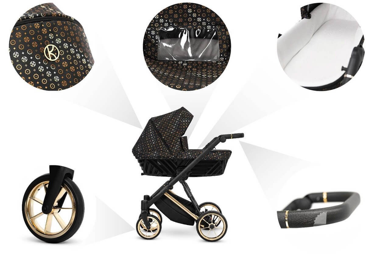 MULTIFUNKCIÓS BABAKOCSI KUNERT IVENTO/PRÉMIUM, 2 VÁZ 16 HUZAT SZÍNNEL - Image 44