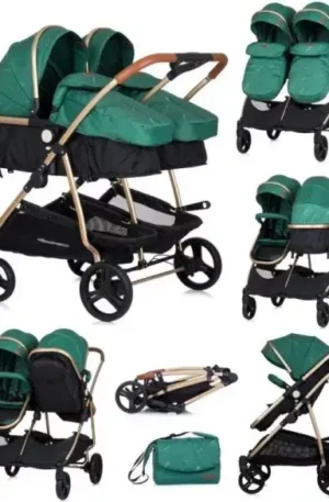 Chipolino Duo Smart iker babakocsi - Avocado 2022