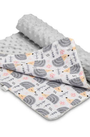 Sensillo pléd/takaró szürke süni 75x100cm Készleten