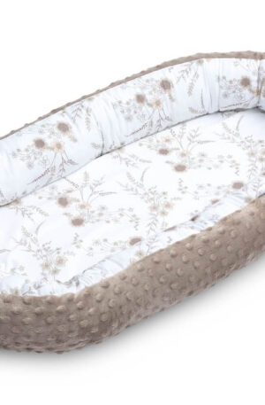 Babafészek Sensillo barna-barna virágos Készleten