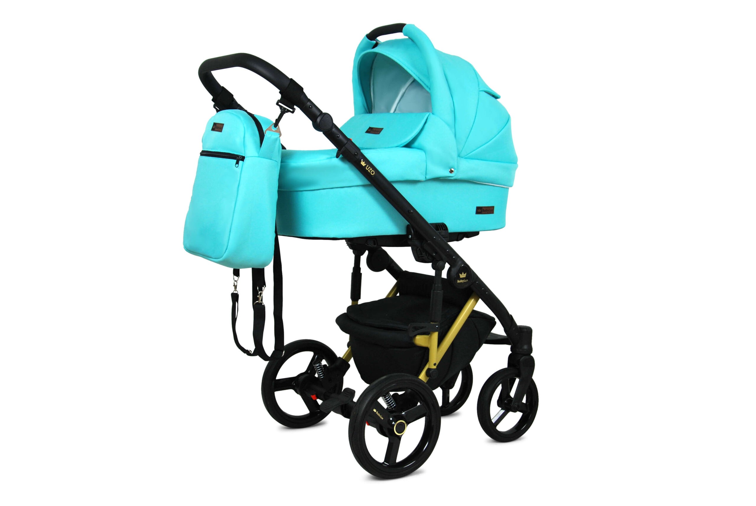 MULTIFUNKCIÓS BABAKOCSI BABYLUX UZO, 2 VÁZ 8 HUZAT SZÍNNEL! - Image 14