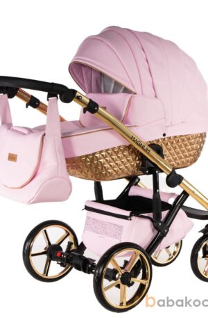 KAJTEX MULTIFUNKCIÓS BABAKOCSI ,,MAGNUM GT" LIGHT PINK-GOLD