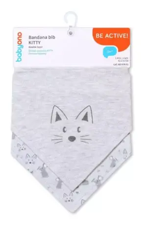 BabyOno előke - háromszög 2db Kitty