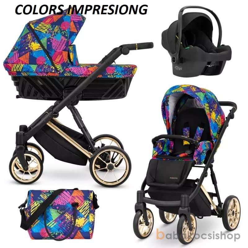 MULTIFUNKCIÓS BABAKOCSI KUNERT IVENTO/PRÉMIUM, 2 VÁZ 16 HUZAT SZÍNNEL - Image 11