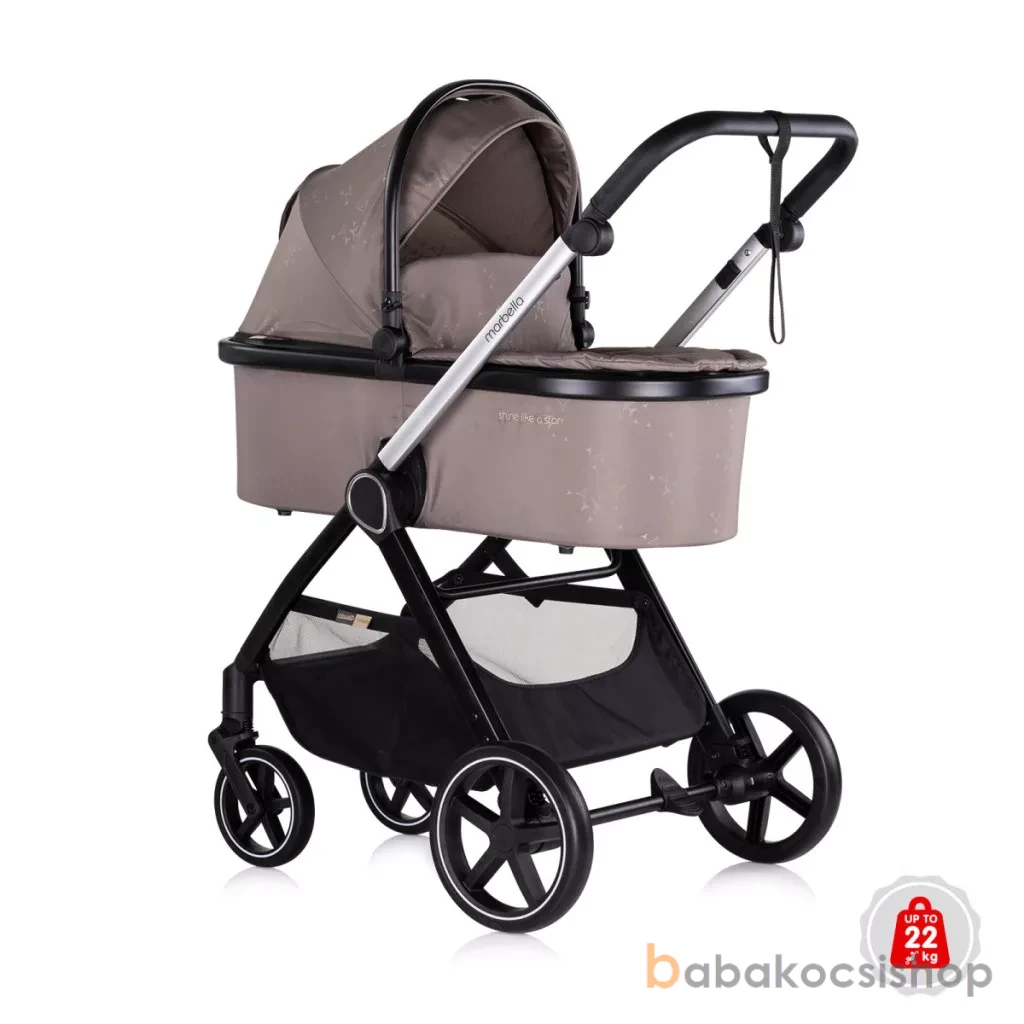 NYÁRI AKCIÓ! Chipolino Marbella 3 az 1-ben babakocsi - Tiramisu Készleten - Image 2