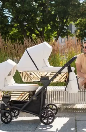 IKER BABAKOCSI KUNERT IVENTO GLAM DUO, 4 HUZAT, 2 VÁZSZÍNNEL