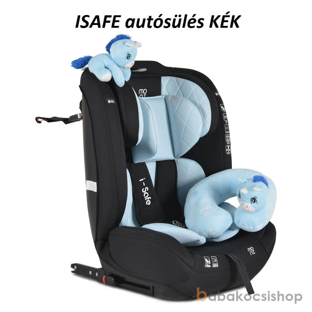 Autósülés 76-150cm I-SIZE CANGAROO&MONI ISAFE; 4 SZÍNBEN