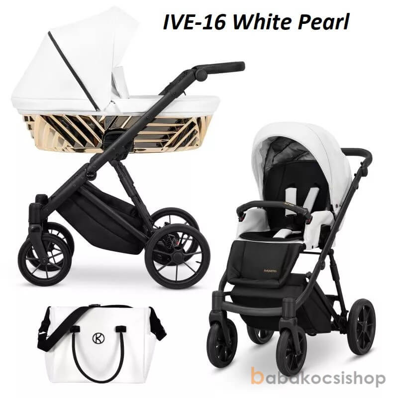 MULTIFUNKCIÓS BABAKOCSI KUNERT IVENTO GLAM, 2 VÁZ 6 HUZAT SZÍNNNEL - Image 2