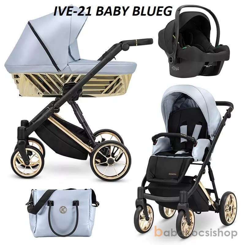 MULTIFUNKCIÓS BABAKOCSI KUNERT IVENTO GLAM, 2 VÁZ 6 HUZAT SZÍNNNEL - Image 13