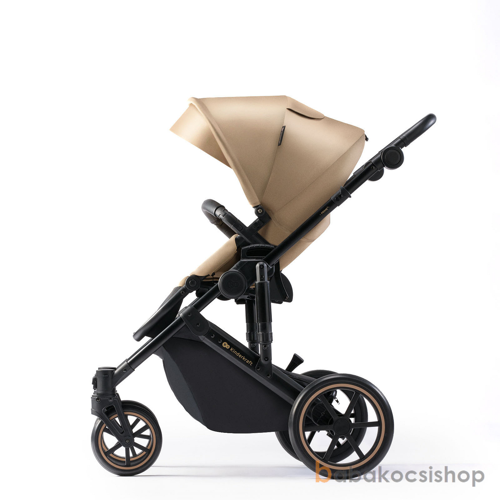 MULTIFUNKCIÓS BABAKOCSI KINDERKRAFT 3w1 PRIME 2 sandrose beige, KÉSZLETEN, AZONNAL ELVIHETŐ! - Image 2
