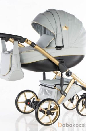 KAJTEX MULTIFUNKCIÓS BABAKOCSI NAVI VILÁGOS SZÜRKE, ECOBŐR HUZATTAL