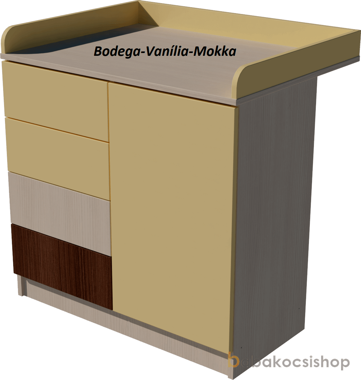TOMI PELENKÁZÓ KOMÓD 3 SZÍNKOMBINÁCIÓBAN - Image 22
