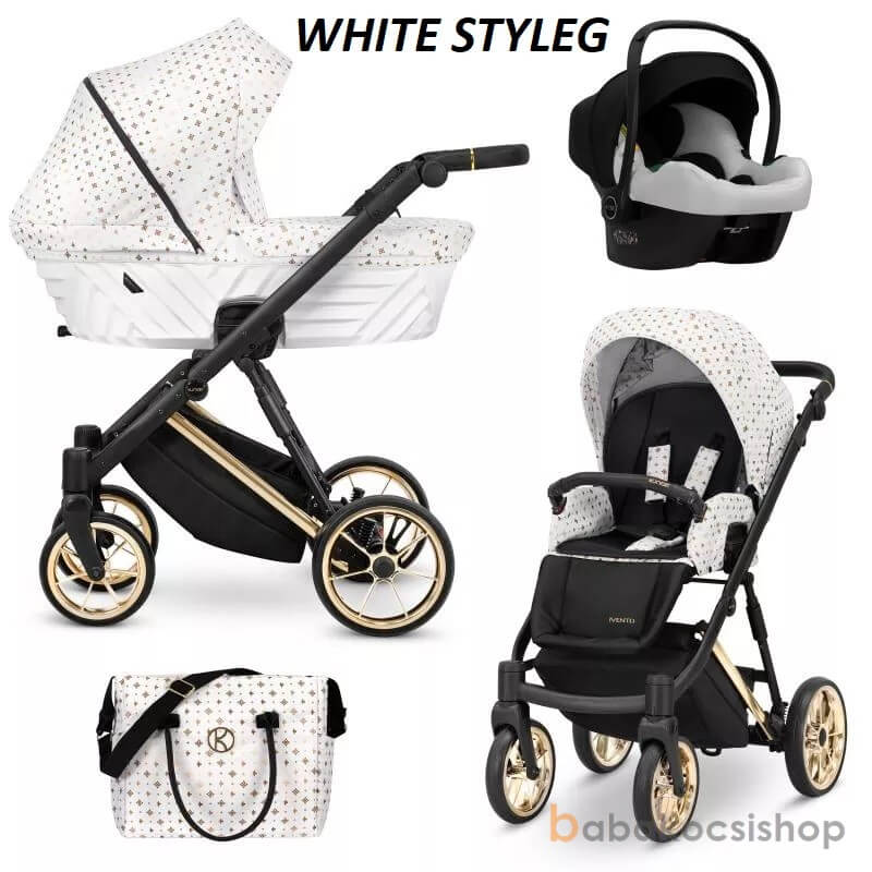 MULTIFUNKCIÓS BABAKOCSI KUNERT IVENTO/PRÉMIUM, 2 VÁZ 16 HUZAT SZÍNNEL - Image 3