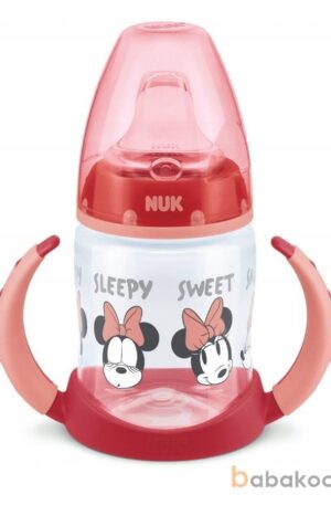 NUK Disney Mickey 150ml piros tanulópohár6-18 KÉSZLETEN