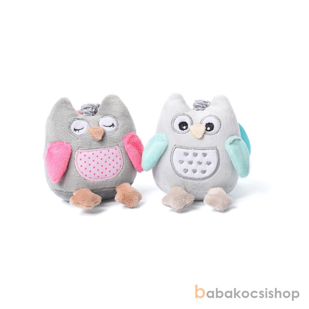 BabyOno csörgõ Sofia bagoly plüss 30cm két színben 441 Készleten