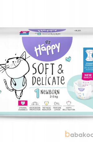 Bella Happy Bella Baby Happy Newborn eldobható pelenka, méret: 1, (2-5kg) Készleten