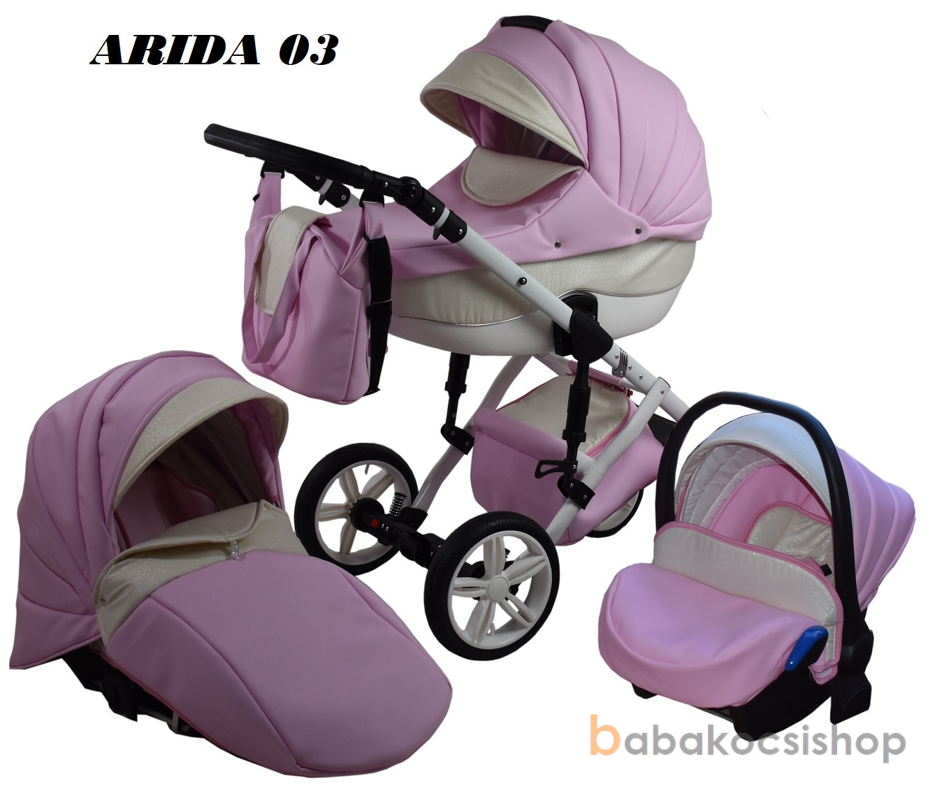 3:1 BABAKOCSI BABYCRUISER ARIDA KOL:03 PINK KÉSZLETEN, AZONNAL ELVIHETŐ!